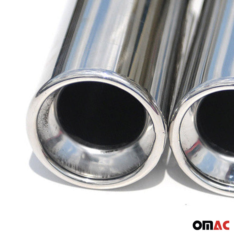 Auspuffblende Endrohr für VW Multivan T5 2003-2015 Edelstahl Chrom 2tlg