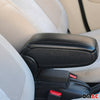 Central armrest armrest for Fiat 500 500C 2007-2015 PU leather ABS black