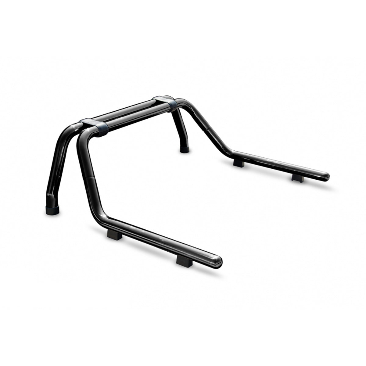 Roll bar rollable for Ford Ranger 2011-2024 Colored steel Ø76 black