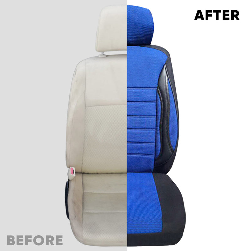 Schonbezüge Sitzbezüge für Citroen Jumper Schwarz Blau 2 Sitz Vorne Satz