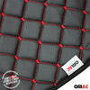 Boot liner boot mat faux leather for VW Caddy 2015-2024 black red