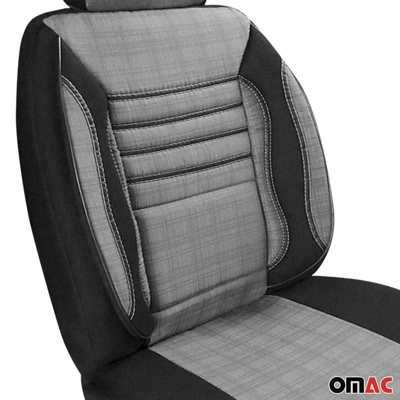 Schonbezüge Sitzbezüge für Citroen Jumper 2006-2014 Grau Schwarz 1 Sitz