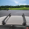 Menabo roof rack base rack for Alfa Romeo 147 2000-2010 3-door TÜV aluminum black