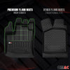 OMAC Gummi Fußmatten für Ford Ranger 2011-2024 Premium TPE Automatten Schwarz 4x