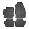 OMAC rubber floor mats for Ford Ka+ 2016-2021 car mats rubber black 4 pieces