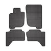 OMAC Gummi Fußmatten für Mitsubishi L200 2007-2016 Automatten Gummi Schwarz 4tlg
