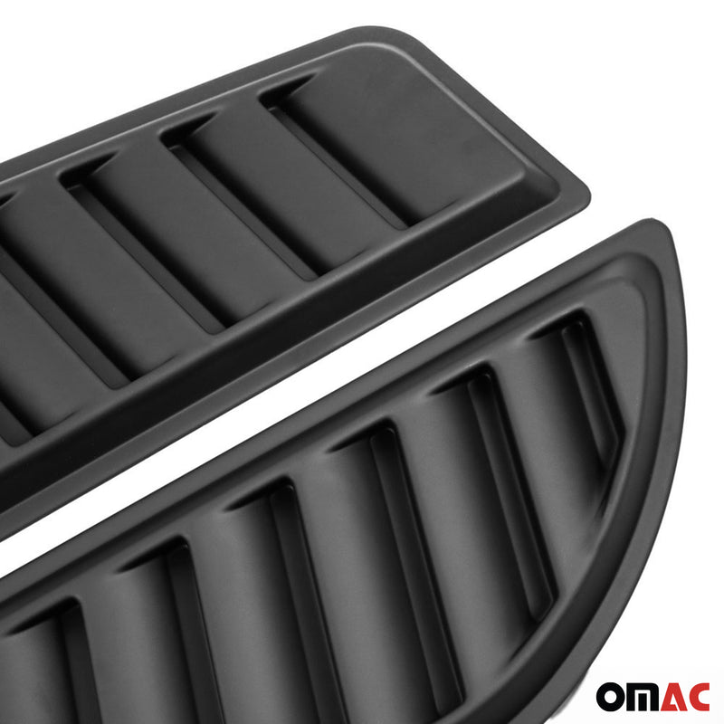 Haubenhutzen Motorhaube Lüftung für VW Amarok 2010-2021 ABS Schwarz 2tlg