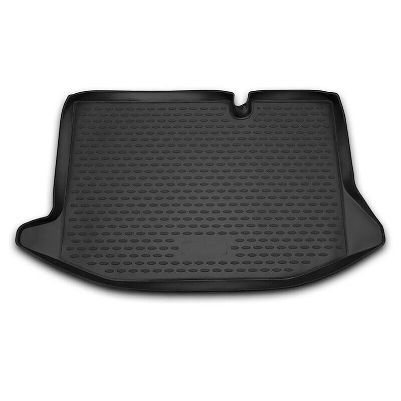 Kofferraummatte Kofferraumwanne für Ford Fiesta 2011-2015 Gummi TPE Schwarz