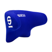 SPARCO Auto Nackenkissen Reisekopf Blau Ergonomische Memory-Schaum Kopfkissen