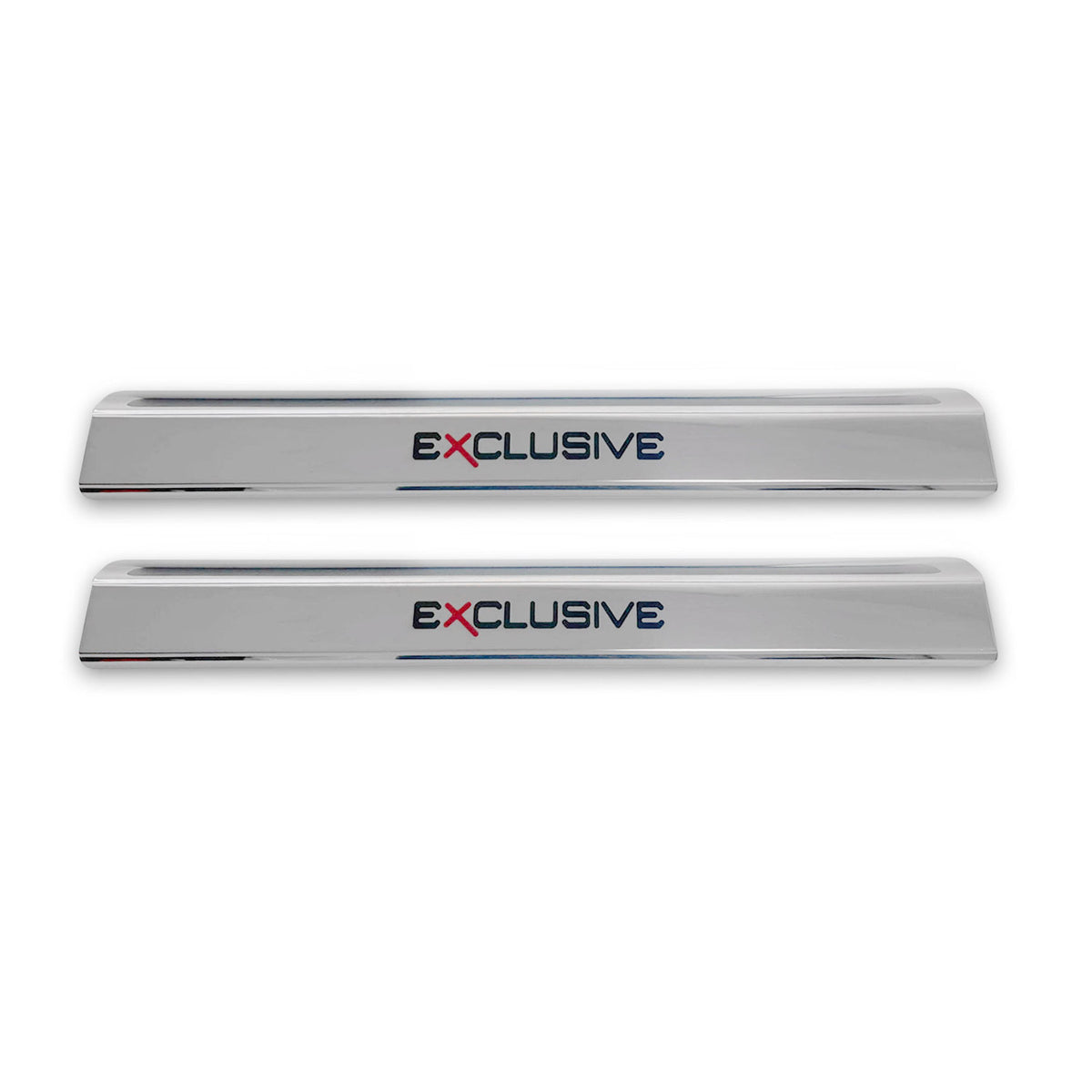 Door sill trims edition for BMW X1 X2 X3 X4 stainless steel silver 2 pieces