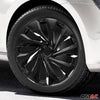 4x 15" Radkappen Radzierblenden Radblenden für Audi Schwarz ABS