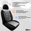 Sitzbezüge Schonbezüge Sitzschoner für Fiat Doblo 2014-2024 Grau Schwarz 1 Sitz