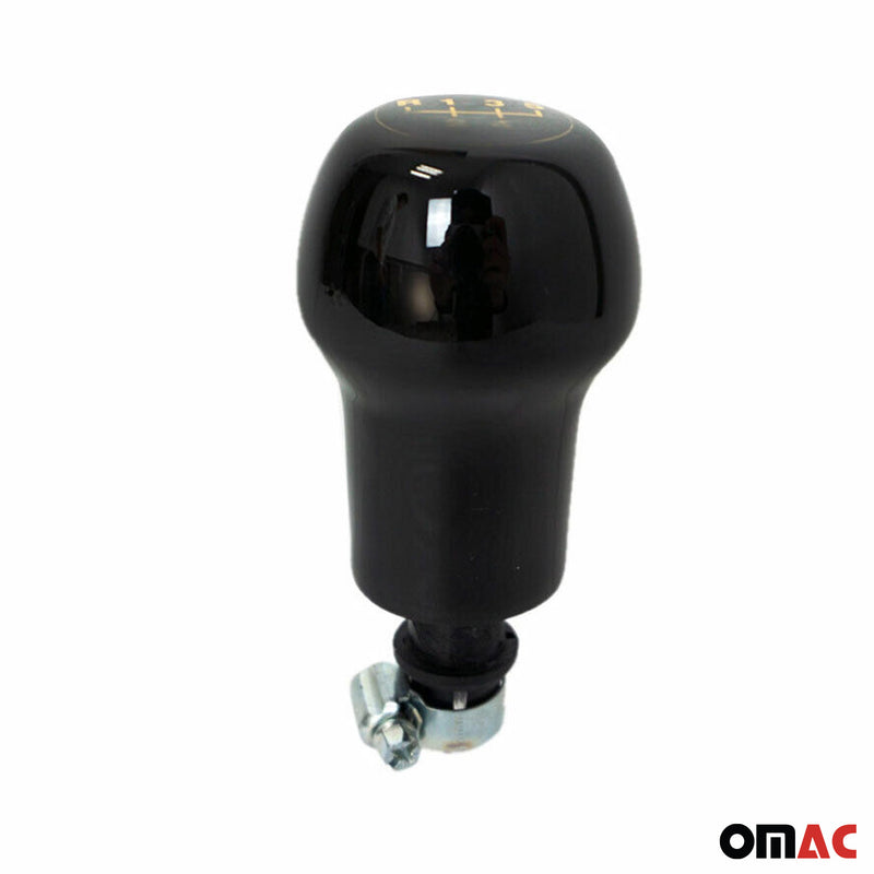 Schaltknauf Schaltknopf für VW Caddy 2003-2025 5-Gang Edelholz Schwarz