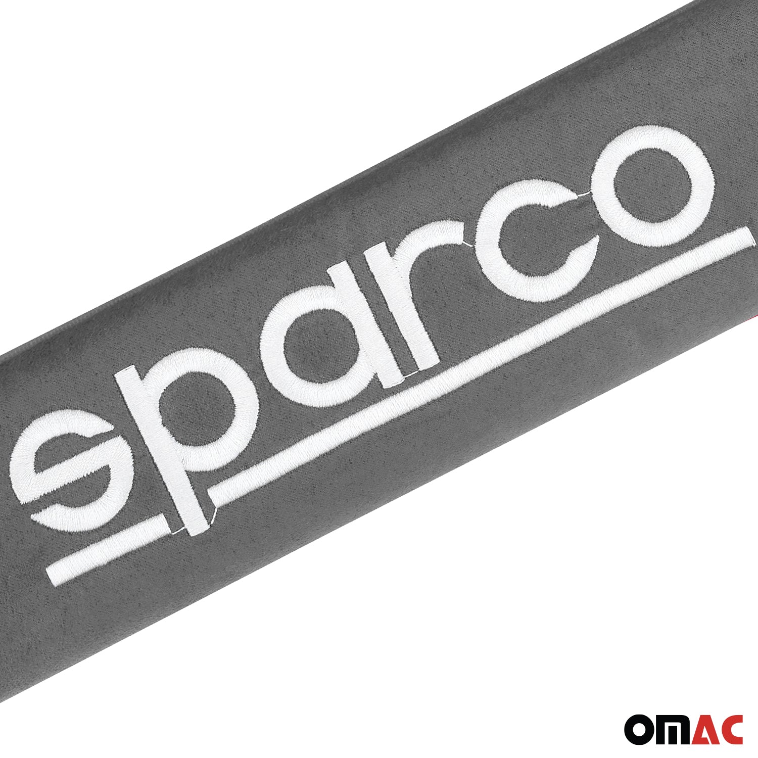 SPARCO Gurtschoner Gurtpolster Sicherheitsgurt Gurtschutz Autogurt Grau 2x
