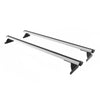Roof rack luggage rack railing rack for Jeep Compass 2018-2024 aluminum gray 2x
