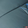 Sitzbezüge Schonbezüge für Fiat Ducato 2006-2024 Kunstleder Schwarz Blau 2+1