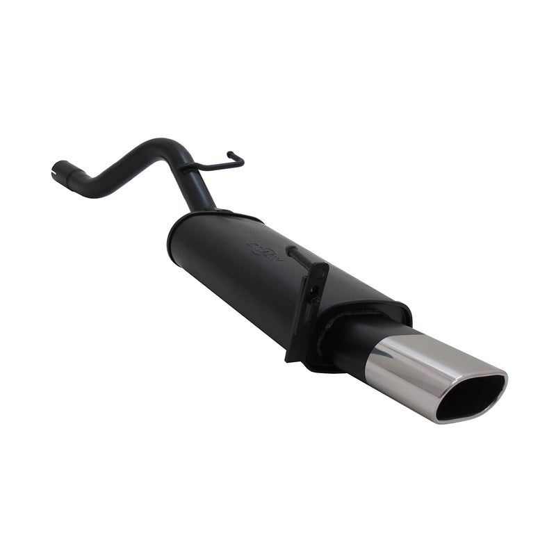 Novus Sportauspuff für Opel Corsa D 135x75mm Endschalldämpfer mit ABE