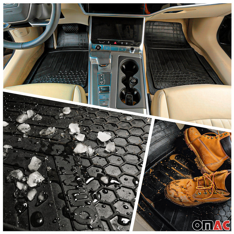 Gummimatten & Kofferraumwanne Set für Nissan Kicks 2016-2020 Antirutsch Gummi