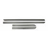 Türschutzleiste Seitentürleiste für Peugeot 508 2010-2018 Chrom Stahl Dunkel 4x