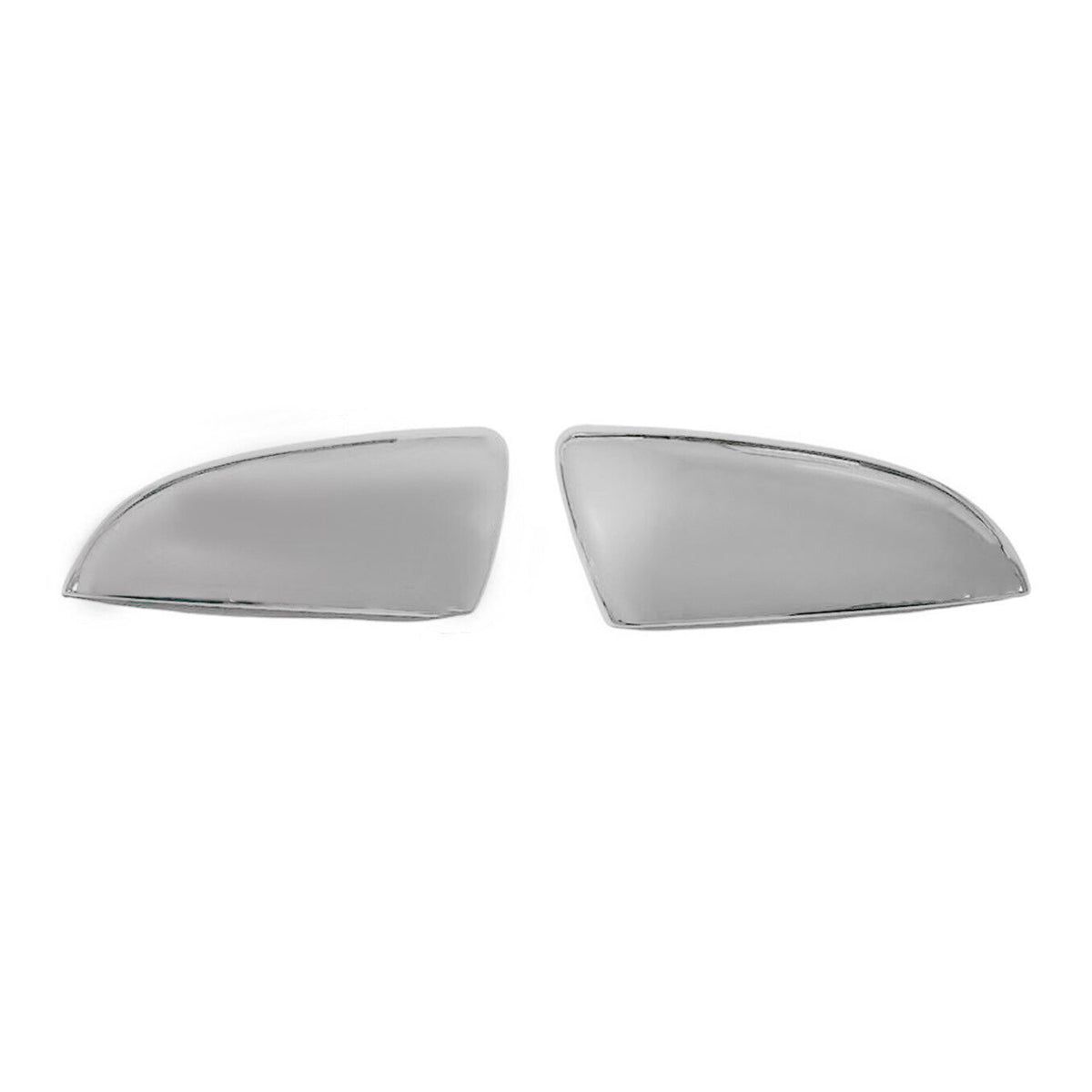 Mirror caps mirror cover for Kia Venga 2010-2024 stainless steel silver 2 pieces