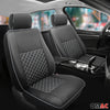 Sitzbezüge für Ford Transit Tourneo Custom 2012-2024 Kunstleder Schwarz Weiß