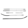 Window strips decorative strips for Opel Corsa 2015-2019 stainless steel chrome 6 pieces