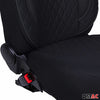 Schonbezug Sitzbezug Sitzschoner für Seat Leon Ibiza Schwarz 1 Sitz