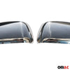 Spiegelkappen Spiegelabdeckung für Toyota RAV4 Edelstahl Silber 2tlg
