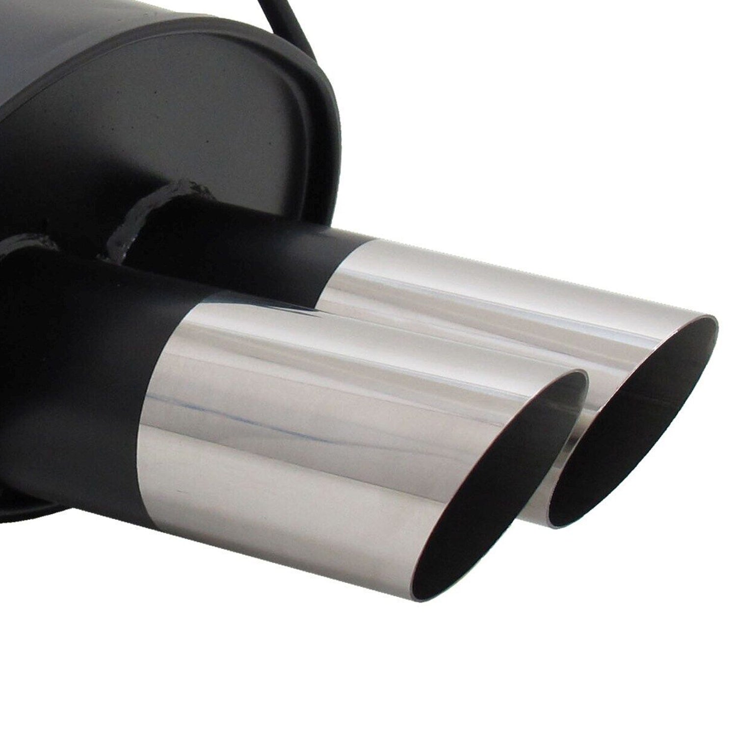 Novus Sportauspuff für Renault Clio 3 2x76mm MS-Design Endschalldämpfer