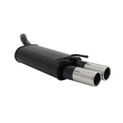 Novus Sportauspuff für Opel Corsa B 2x76mm Endschalldämpfer mit ABE