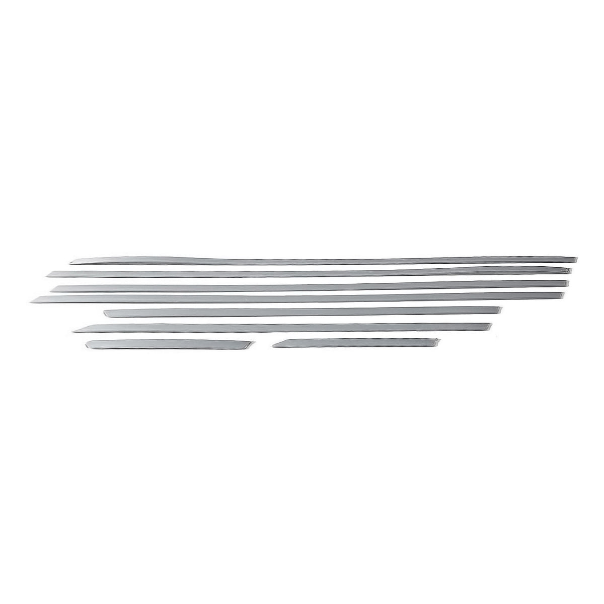 Fensterleisten für Ford Transit Custom Kurzer RS 2014-2023 Edelstahl Chrom 8x