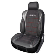SPARCO Sitzkissen Sitzauflage Sitzschoner Universal Schwarz Grau Auto-Sitzschutz