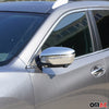 Spiegelkappen Spiegelabdeckung für Nissan X-Trail 2014-2024 Chrom ABS Silber