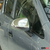 Spiegelkappen Spiegelabdeckung für Opel Corsa D 2006-2014 Edelstahl Silber 2tlg