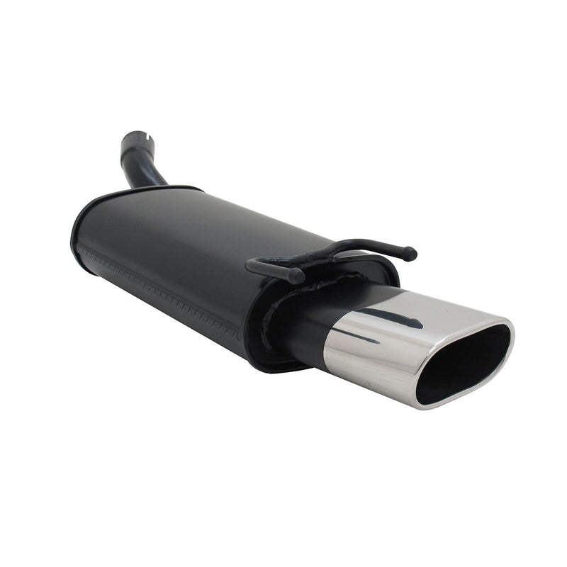 Novus Sportauspuff für Opel Corsa B 135x75mm Endschalldämpfer mit ABE