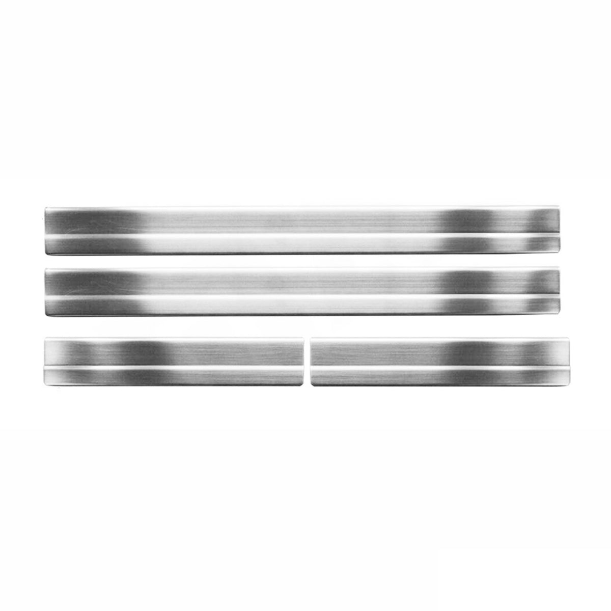 Door sill trims for Nissan X-Trail T32 2016-2024 stainless steel 4x