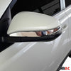 Spiegelkappen Leiste für Toyota Hilux 2015-2024 Edelstahl Silber 2tlg