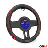 SPARCO steering wheel covers, steering wheel protector, steering wheel protection, red, black, rubber, ø37-38 cm