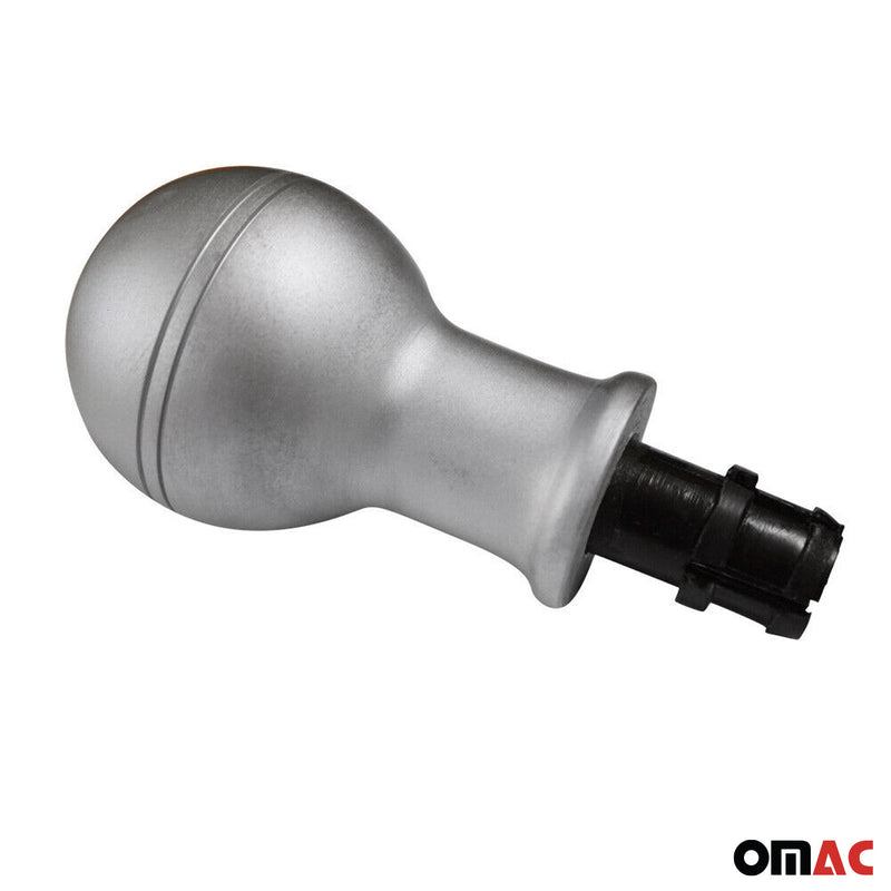 Schaltknauf Schaltknopf für VW Caddy Alltrack 2015-2025 5-Gang Aluminium Silber