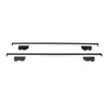 Roof rack luggage rack for Seat Altea XL 2006-2015 TÜV ABE aluminum gray 2x