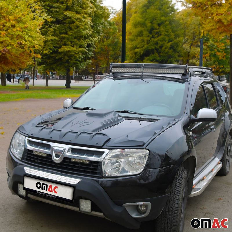 Motorhaube Deflektor Insekten Steinschlagschutz für Dacia Duster 2010-2018 3tlg