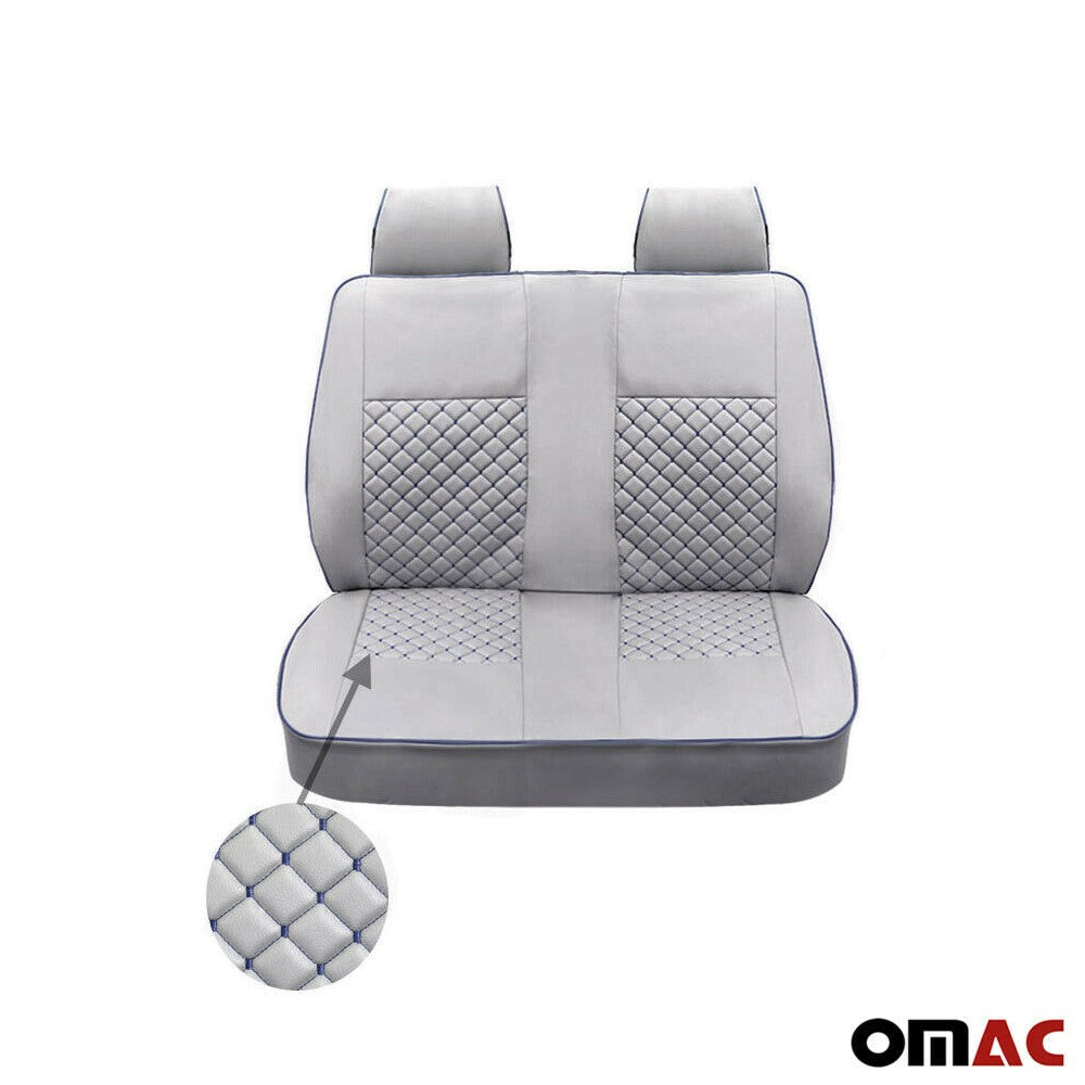 Passform Sitzbezug aus Kunstleder kompatibel mit VW T6, Einzelsitz