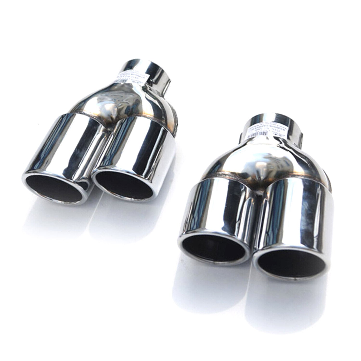 Auspuffblende Endrohr für Mercedes M Klasse W163 1997-2005 Edelstahl Chrom 2tlg