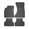 OMAC Gummi Fußmatten für Audi A4 B9 alle 2015-2024 Automatten Gummi Schwarz 4tlg