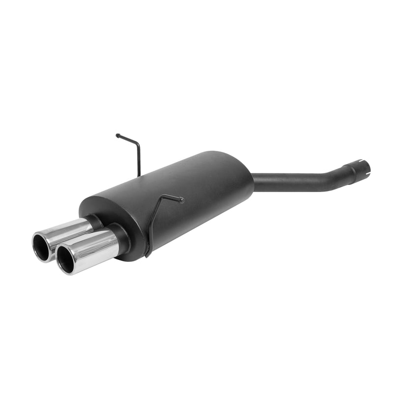 Novus Edelstahl Sportauspuff für BMW E46 Limo Tourig Coupe 2x76 Endschalldämpfer