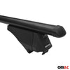 Menabo basic roof rack for Kia Soul 2014-2020 TÜV aluminum black 2-piece