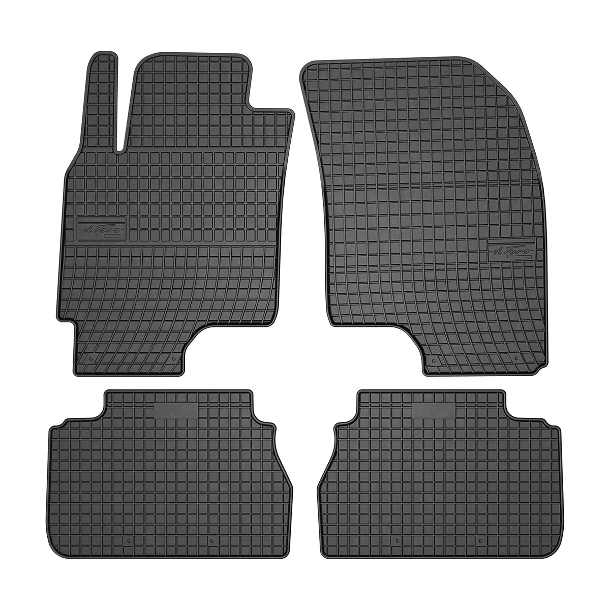 OMAC Gummi Fußmatten für Chevrolet Epica 2006-2014 Automatten Gummi Schwarz 4tlg