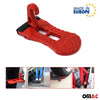 Door pedal foot pedal ladder footrest door hook climbing aid aluminum red