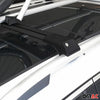 Menabo Grundträger Dachträger für Fiat Panda 2012-2024 TÜV Aluminium Schwarz 2x