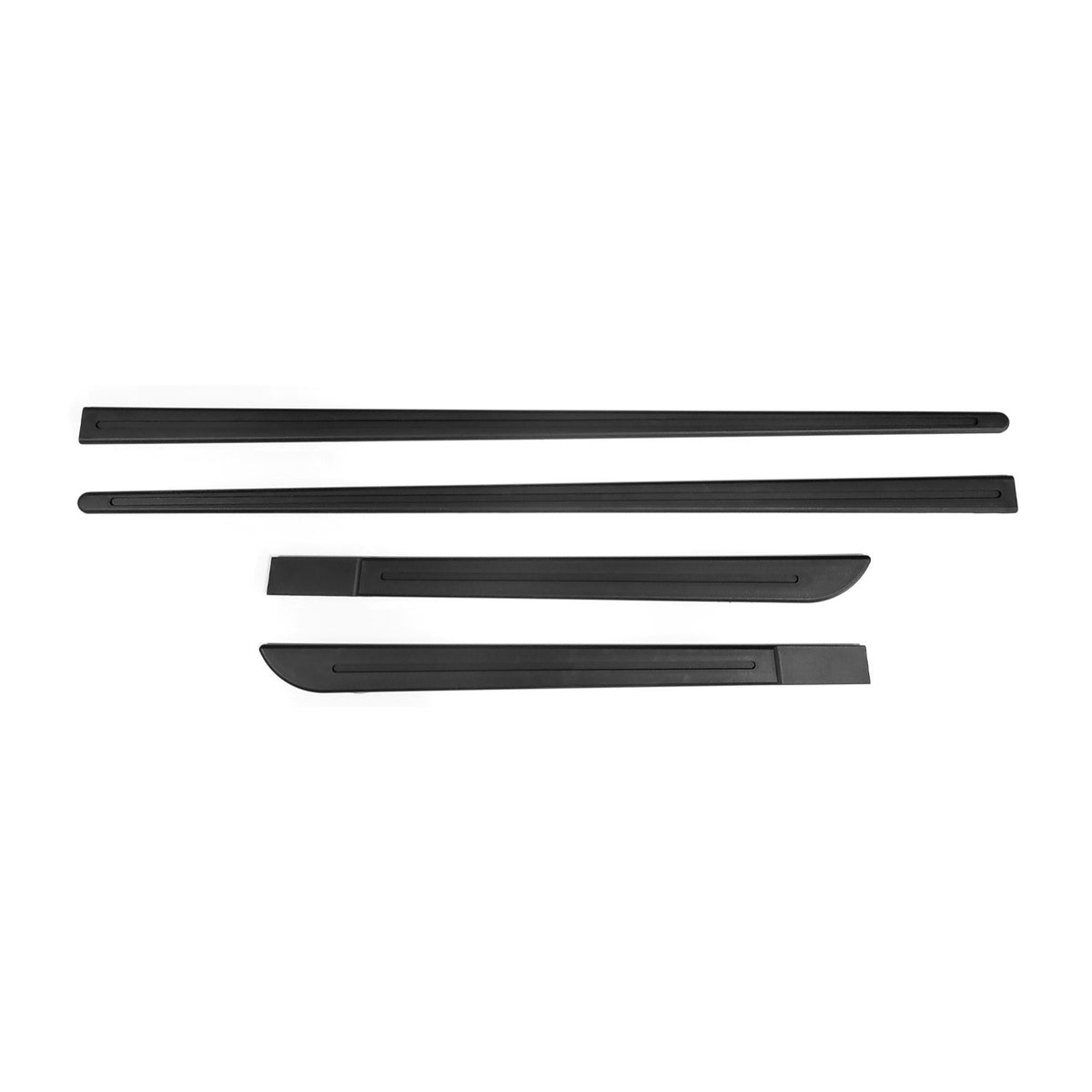 Türschutzleisten Seitenschutzleisten für Toyota Verso Türleisten Schwarz PP 4tlg